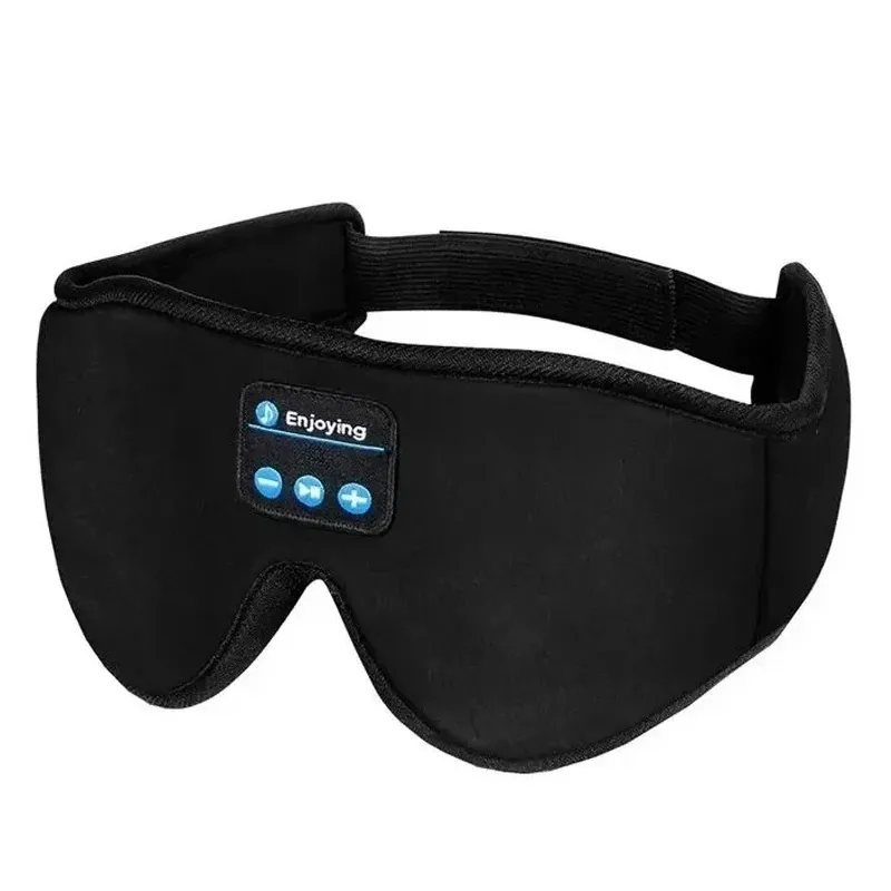 Masque de sommeil 3D Bluetooth 5.0 avec haut-parleurs HD intégrés et lecture de musique, sans fil 7