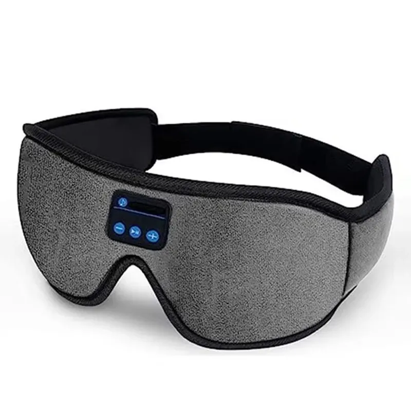 Masque de sommeil 3D Bluetooth 5.0 avec haut-parleurs HD intégrés et lecture de musique, sans fil 12