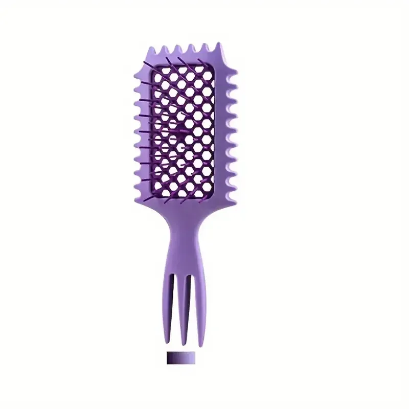 Ensemble de coiffure 5 pièces : brosse coiffante Curl Define, peigne queue de rat incurvé, brosse de finition des contours, pour des résultats de qualité salon 7