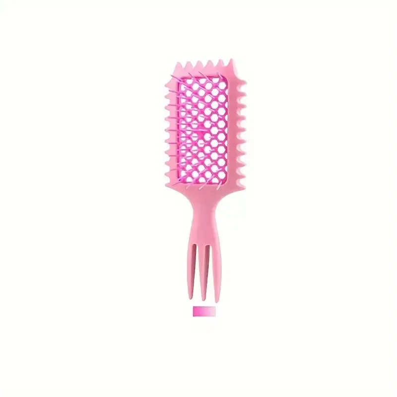 Ensemble de coiffure 5 pièces : brosse coiffante Curl Define, peigne queue de rat incurvé, brosse de finition des contours, pour des résultats de qualité salon 12