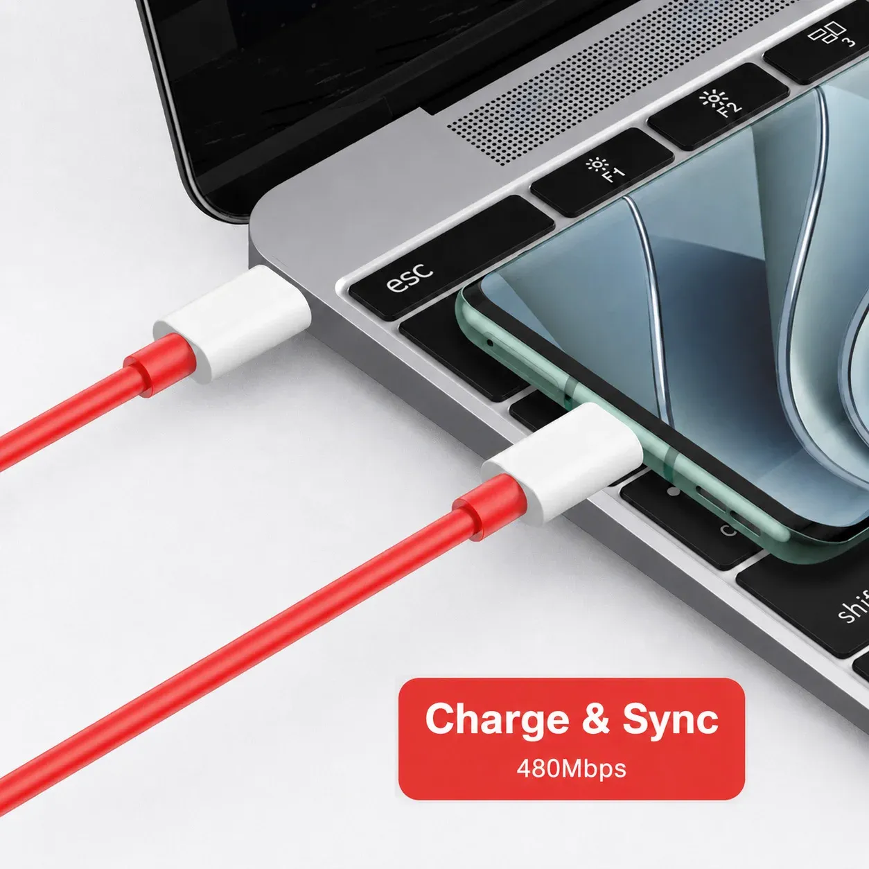 Câble USB-C 65 W à charge rapide, câble de données Type-C, USB-A vers USB-C, USB-C vers USB-C, compatible OnePlus 13, 12, 11, 10 Pro et Nord, charge rapide PD, 1 m, 1,5 m, 2 m 4