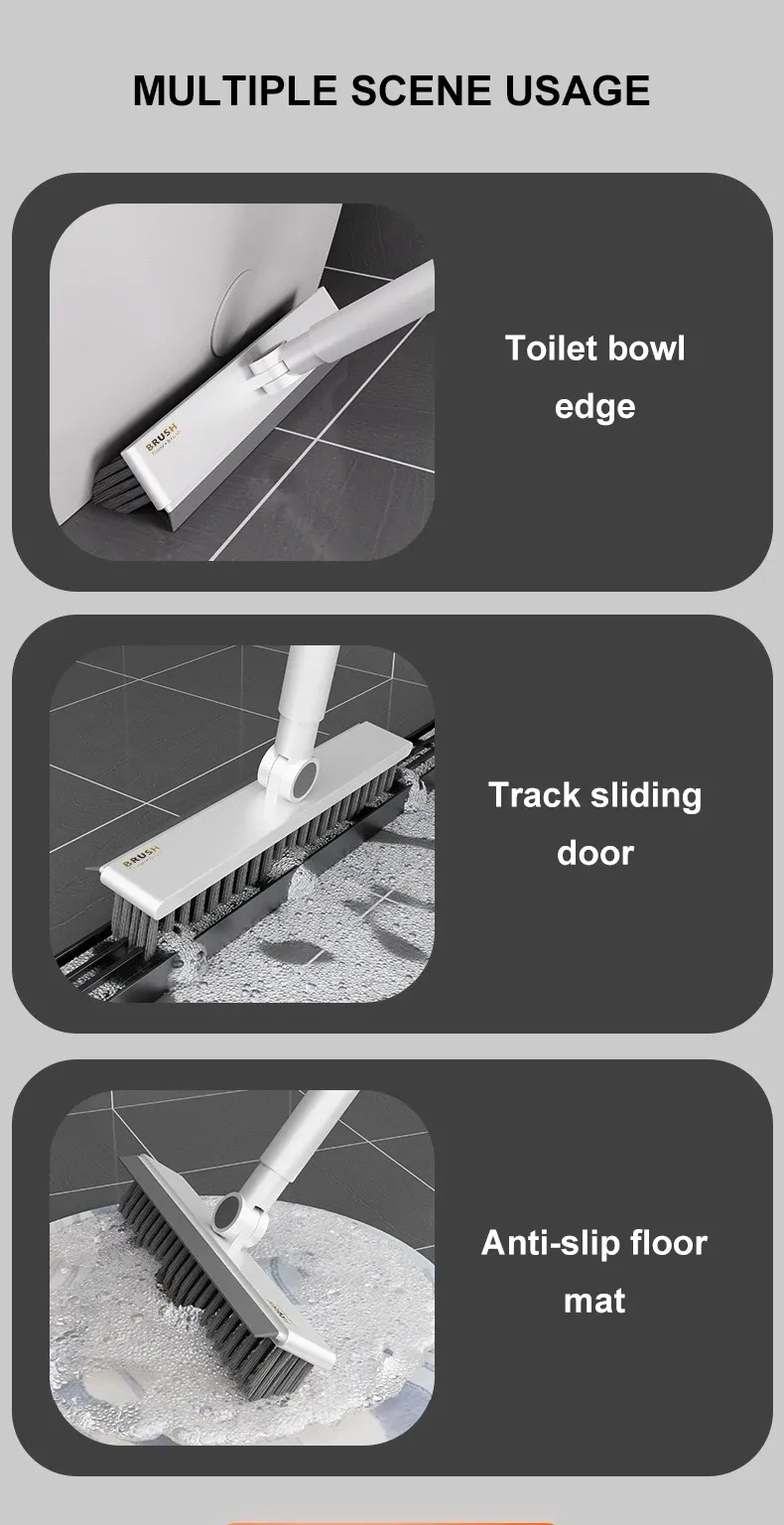 Brosse de sol utilisée pour nettoyer les angles d'une pièce