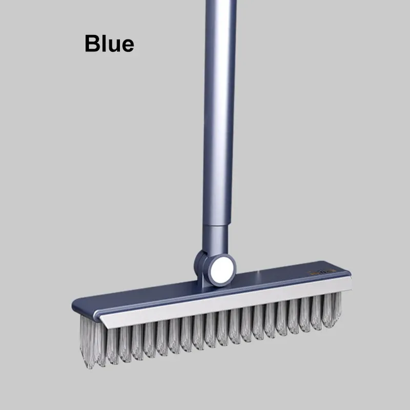 Brosse multifonctionnelle à long manche pour sols de salle de bains et de cuisine, joints de carrelage, murs et toilettes 7