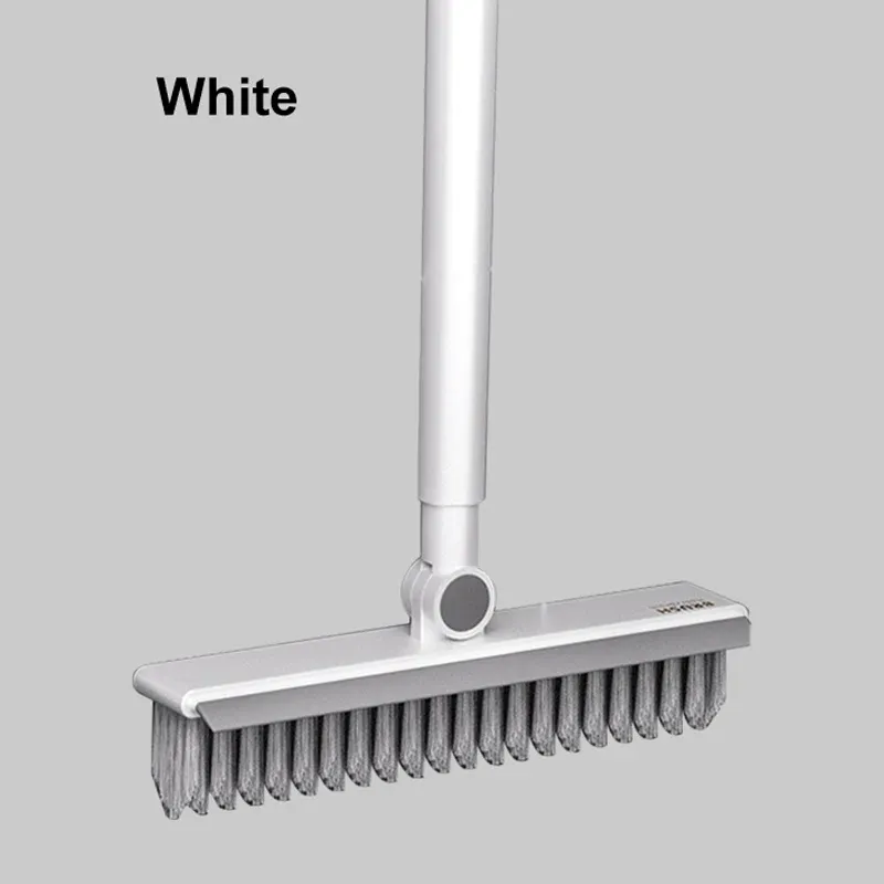 Brosse multifonctionnelle à long manche pour sols de salle de bains et de cuisine, joints de carrelage, murs et toilettes 8