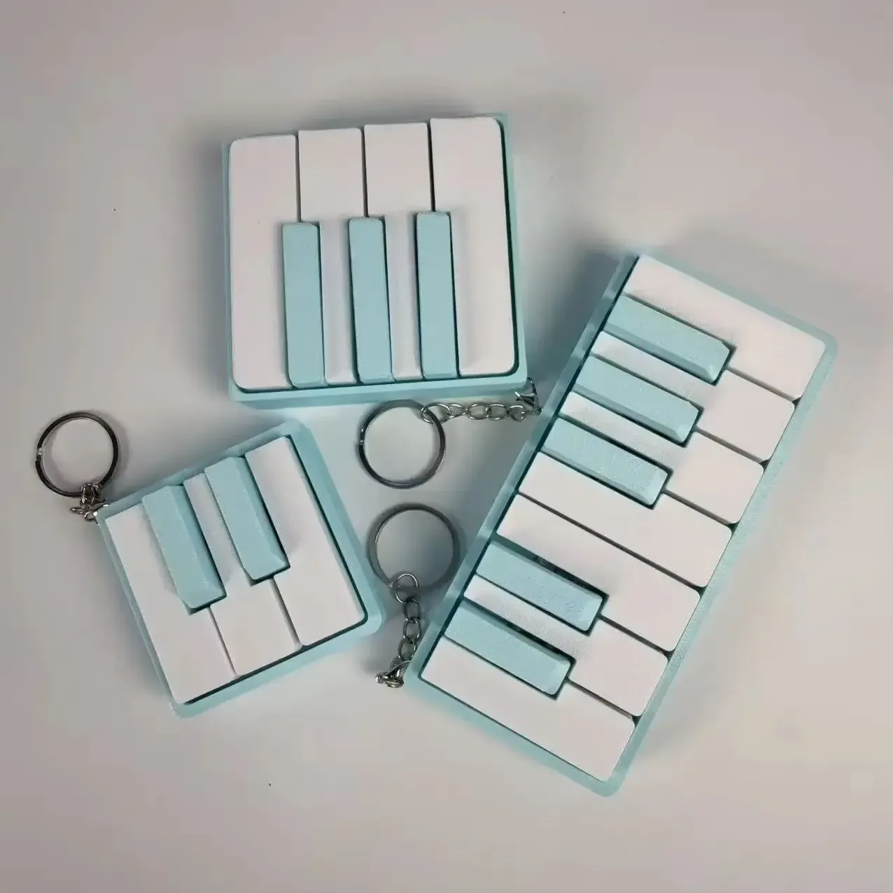 Clavier de piano imprimé en 3D en PLA – Figurine anti-stress à presser, idéale pour le bureau et les jeux de société 5