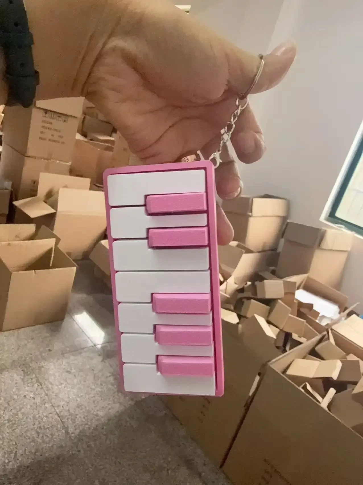 Clavier de piano imprimé en 3D en PLA – Figurine anti-stress à presser, idéale pour le bureau et les jeux de société 13