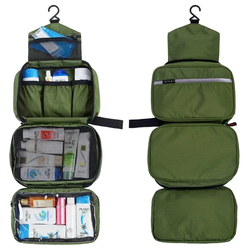 Trousse de toilette suspendue imperméable et pliable, pour homme et femme - Image 1