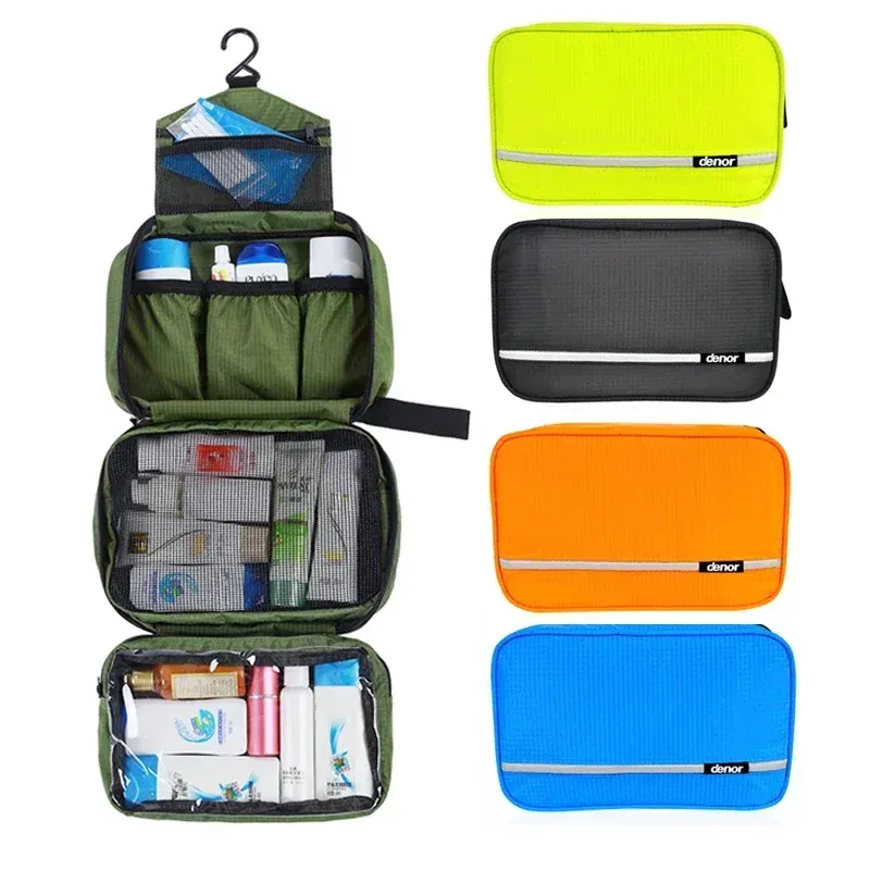 Trousse de toilette suspendue imperméable et pliable, pour homme et femme 2