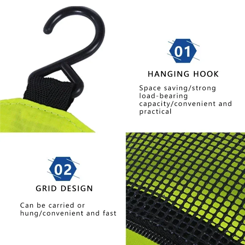 Trousse de toilette suspendue imperméable et pliable, pour homme et femme 4