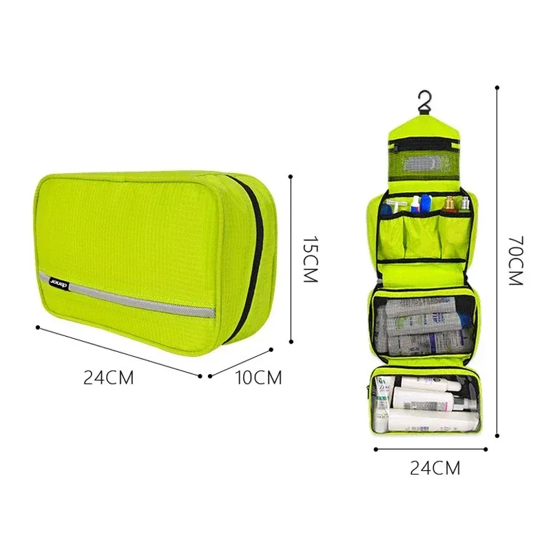 Trousse de toilette suspendue imperméable et pliable, pour homme et femme 6