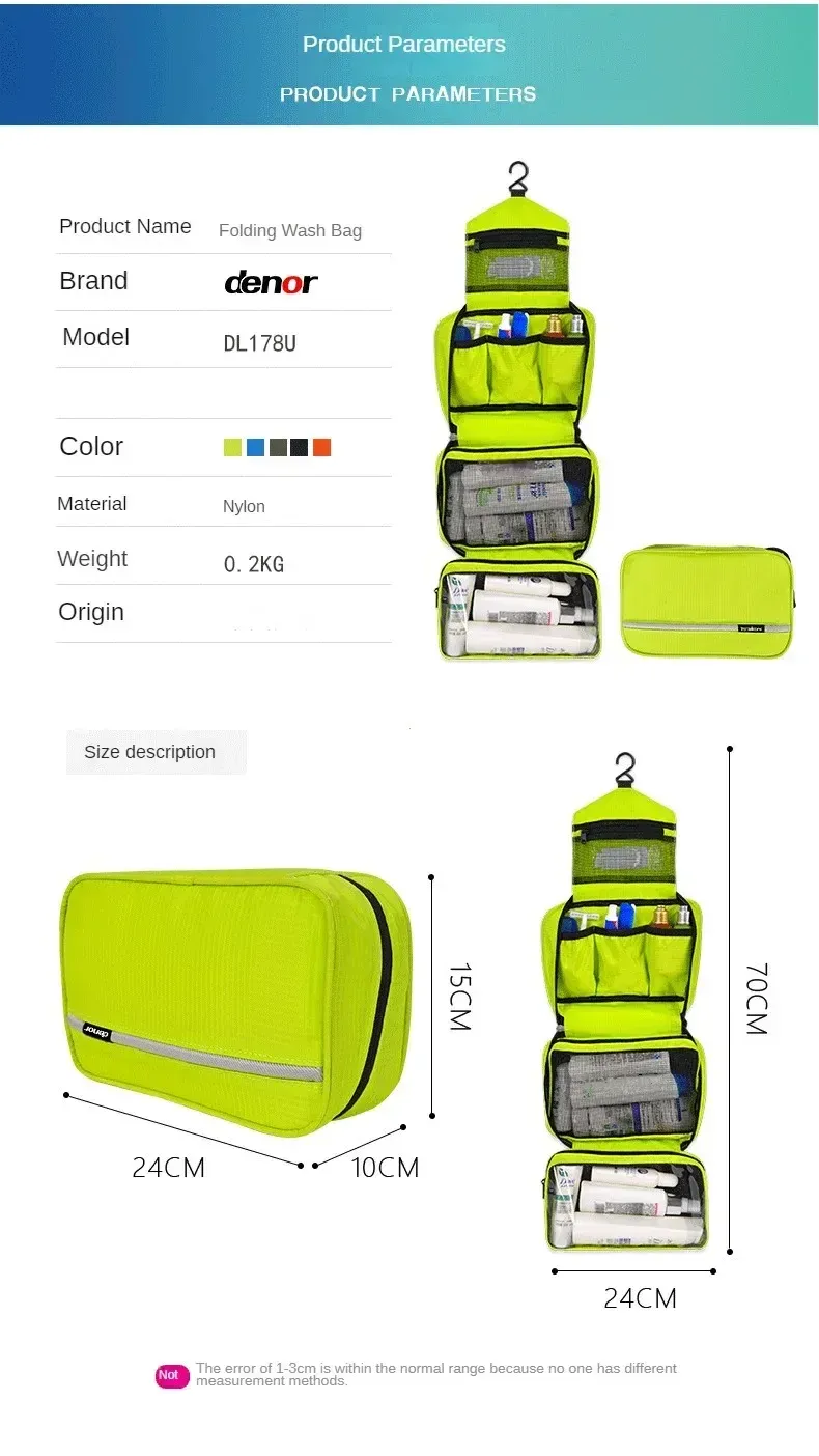 Trousse de toilette suspendue rangement intérieur