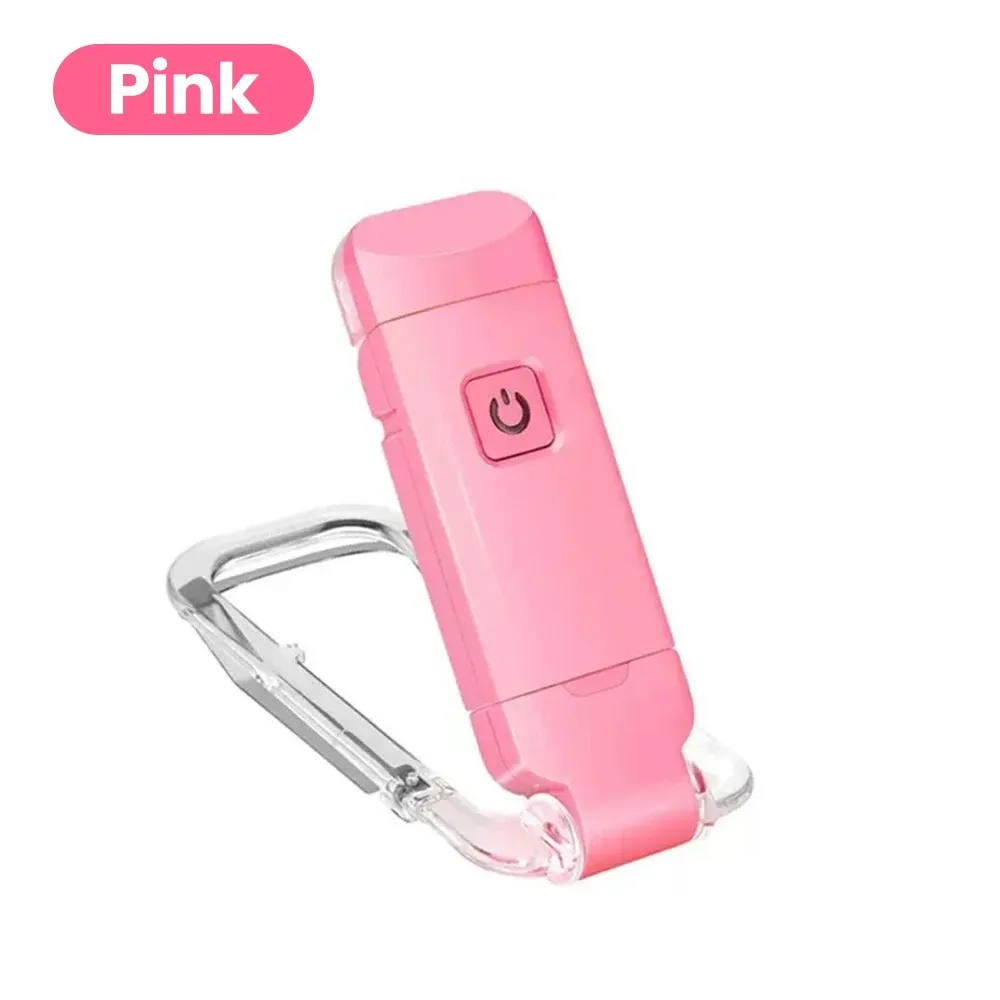 Lampe de lecture LED rechargeable à pince, 3 couleurs de lumière et intensité variable 8