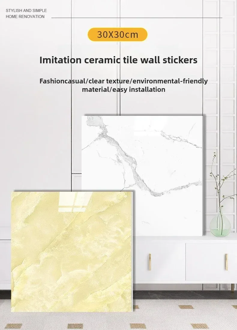 Autocollants carrelage décoratifs pour cuisine et salle de bain