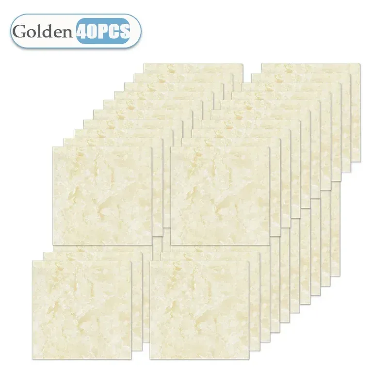 Papier peint auto-adhésif 30 x 30 cm, lot de 10, 20 ou 40 pièces – Autocollants carrelage imperméables pour cuisine et salle de bains 9