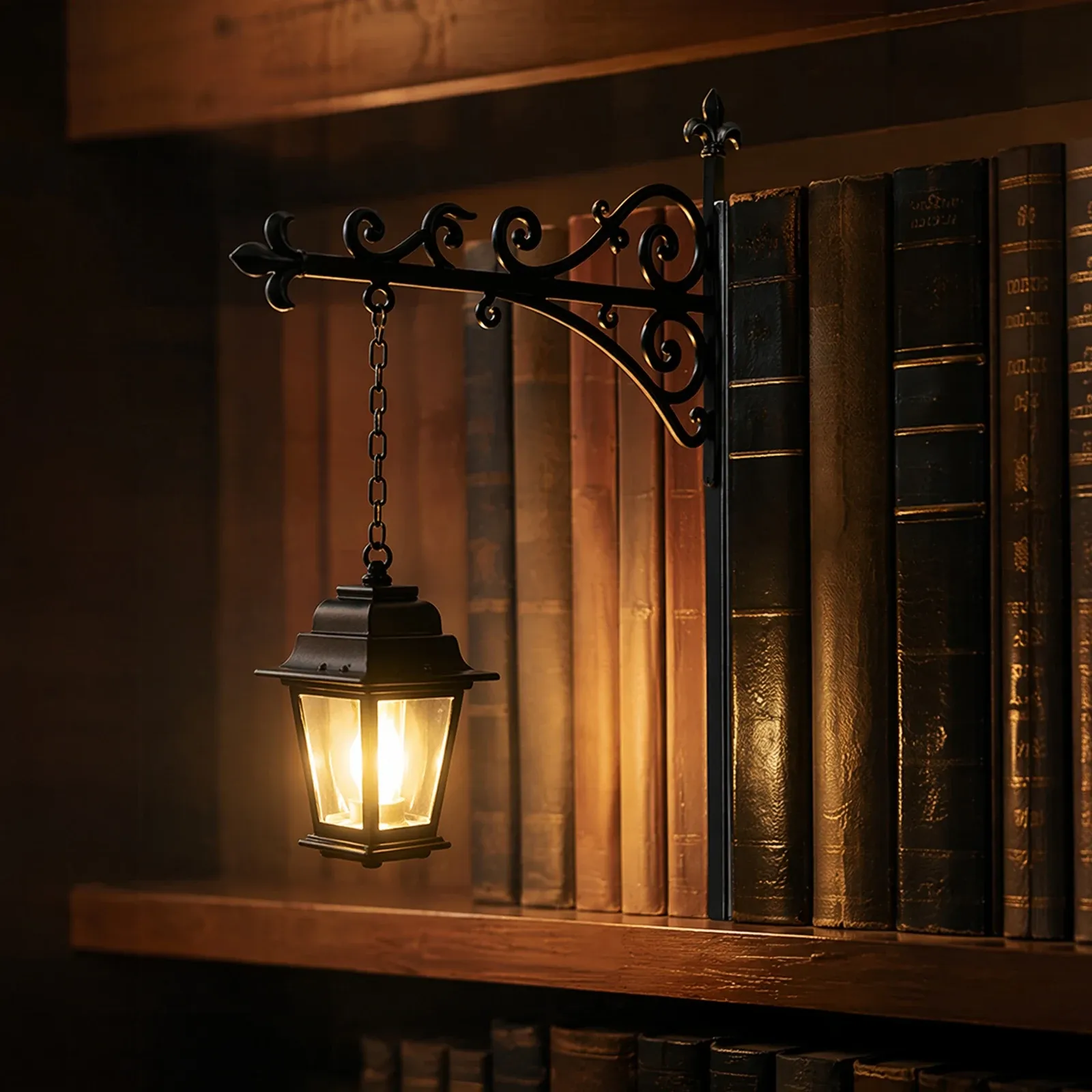 Lanterne décorative, coin lecture