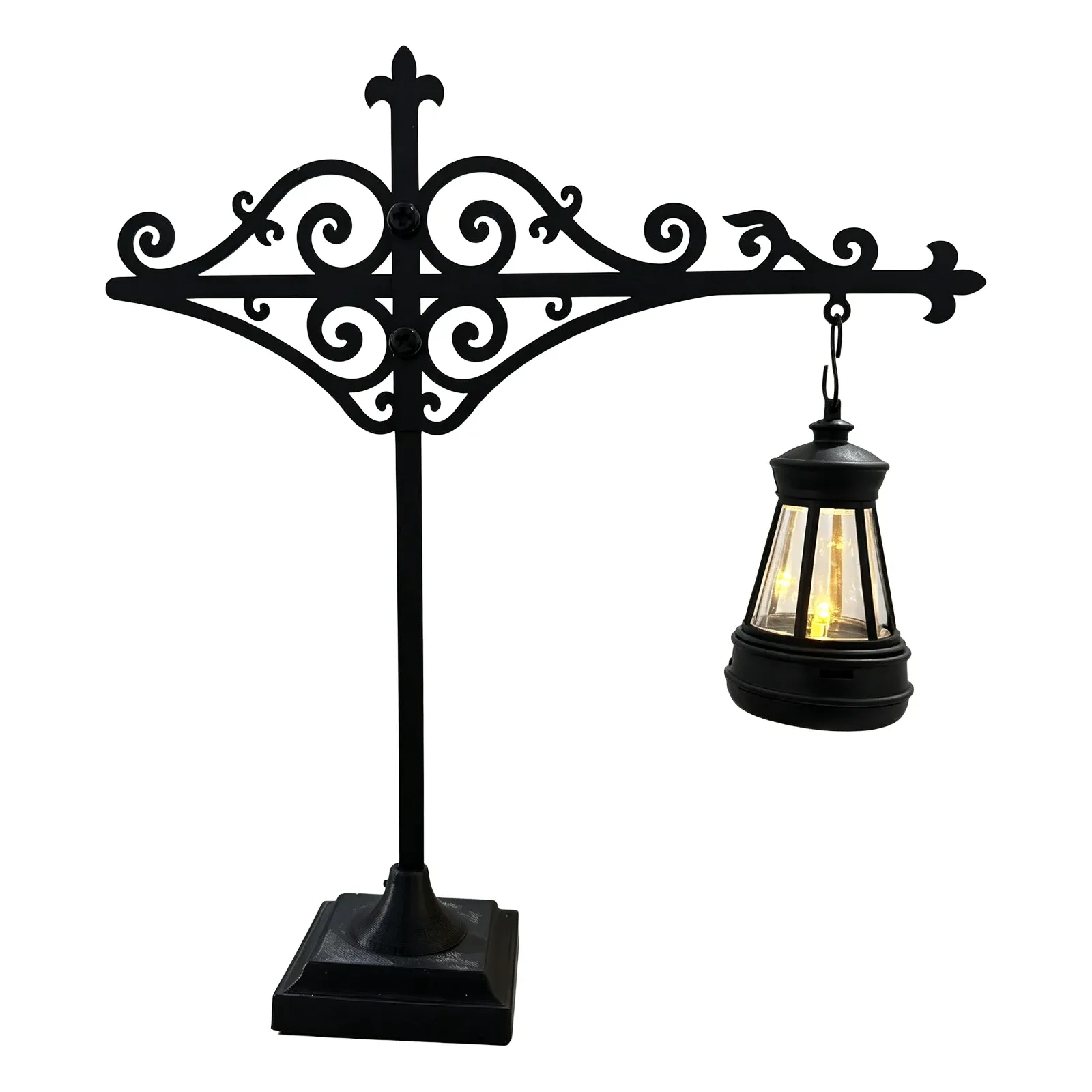 Lanterne LED antique décorative pour bibliothèque et étagères, lampe de lecture pour coin lecture 13