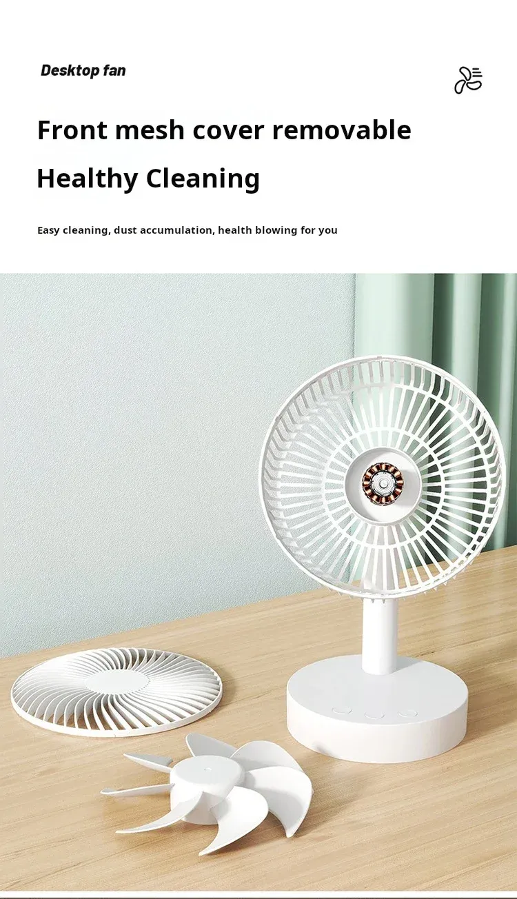 Ventilateur de bureau portable, mise en scène au bureau