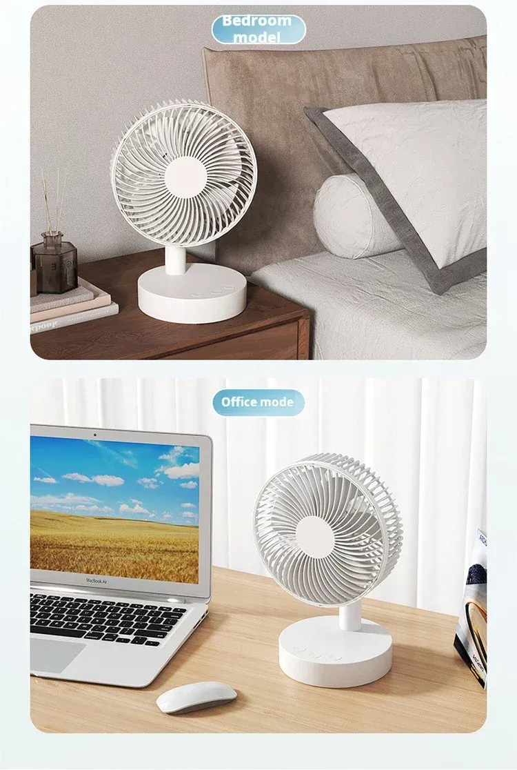 Ventilateur de bureau portable, finitions du produit