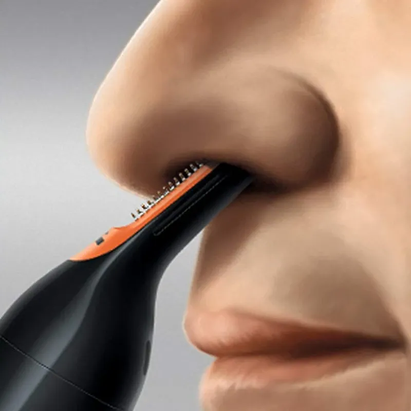 Tondeuse à nez et oreilles rechargeable 3 en 1 pour hommes, avec micro-rasoir et tondeuse à sourcils 2