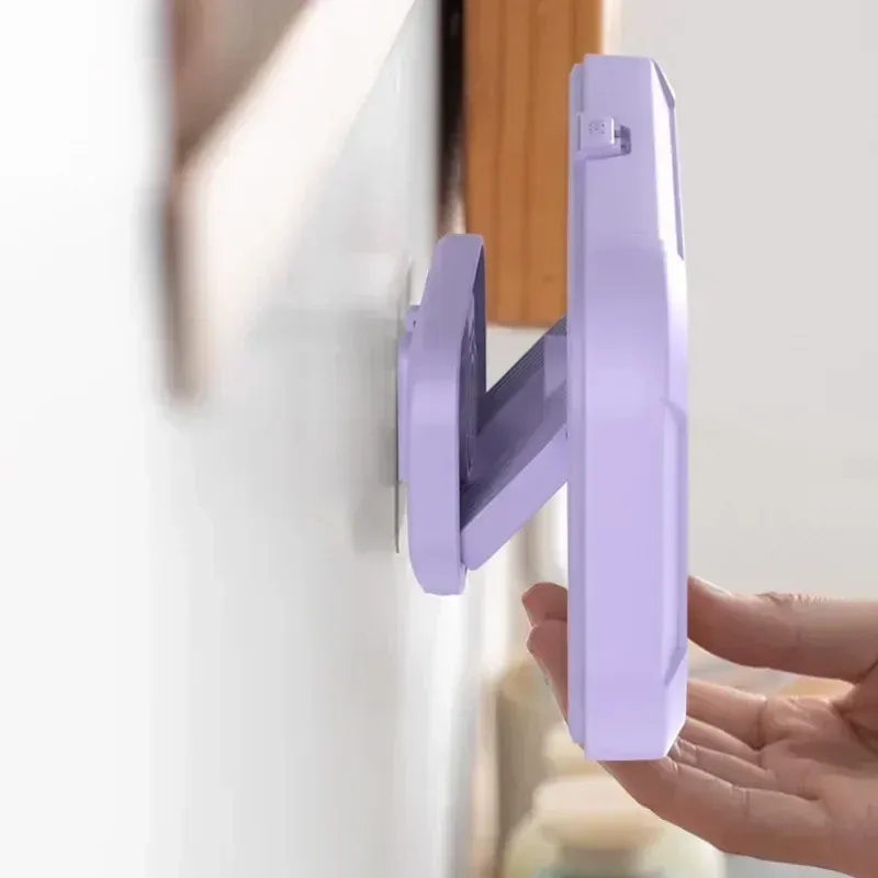 Support de téléphone de douche étanche, à angle de rotation réglable, support mural télescopique pour salle de bain et cuisine 6