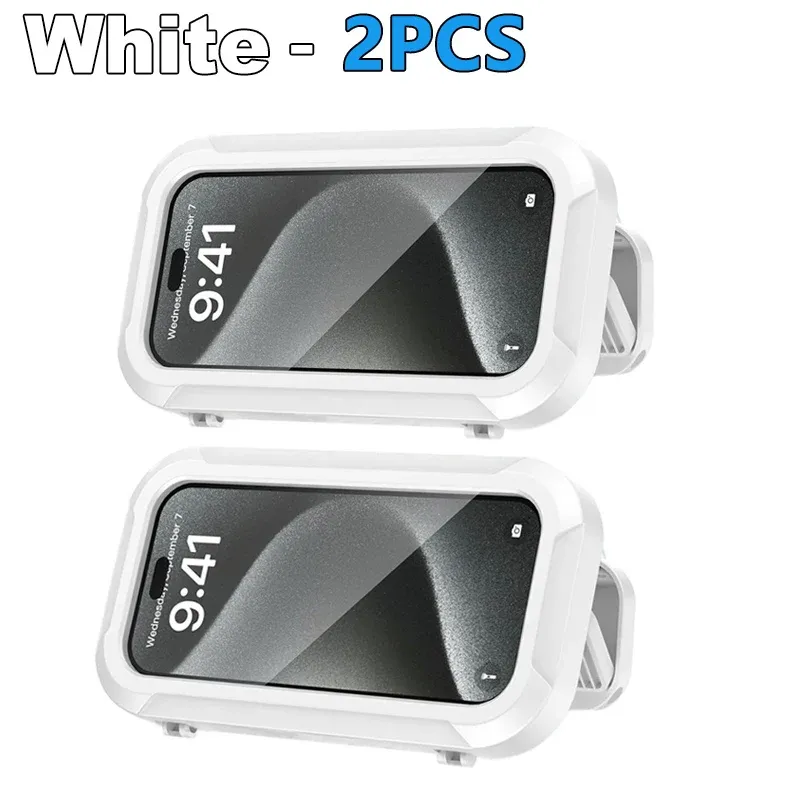 Support de téléphone de douche étanche, à angle de rotation réglable, support mural télescopique pour salle de bain et cuisine 10