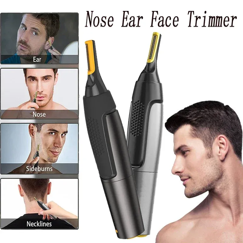 Tondeuse électrique pour le nez et les oreilles, étanche, rechargeable, pour homme 1