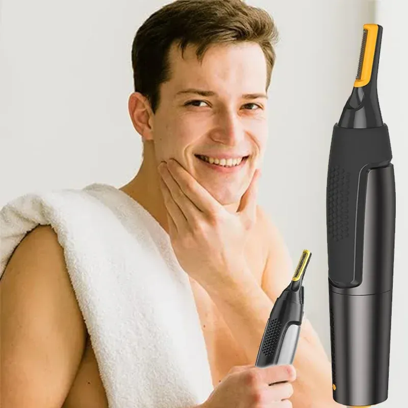 Tondeuse électrique pour le nez et les oreilles, étanche, rechargeable, pour homme 6
