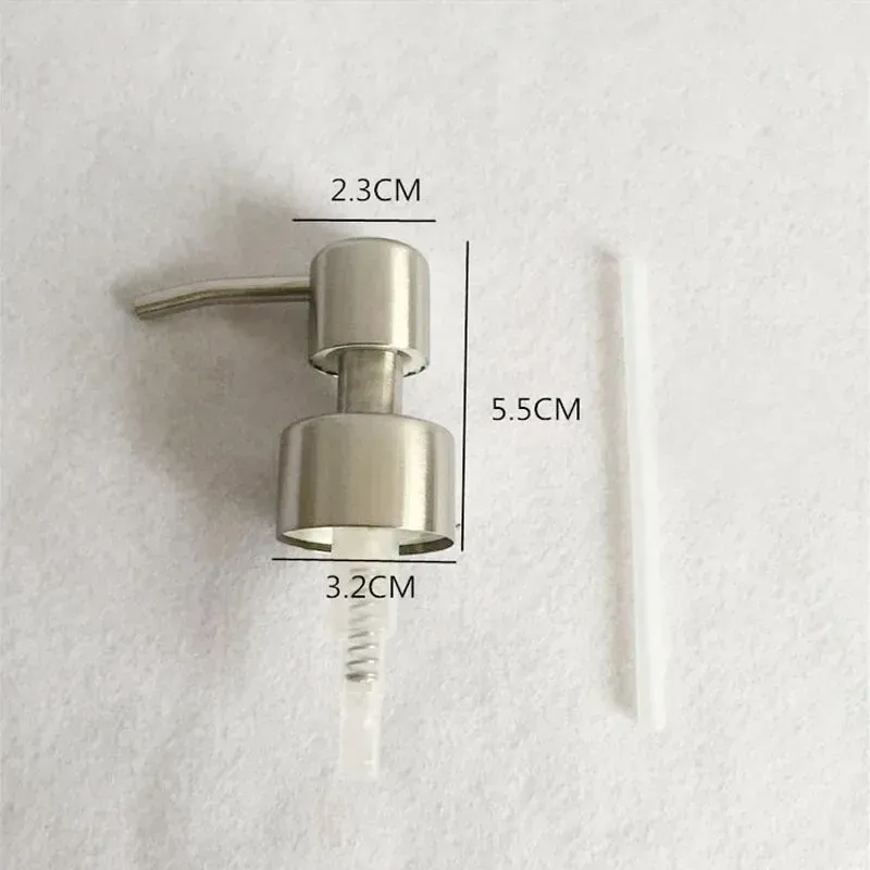 Buse distributrice pour pompe à savon liquide, en acier inoxydable, pour salle de bains et cuisine 2