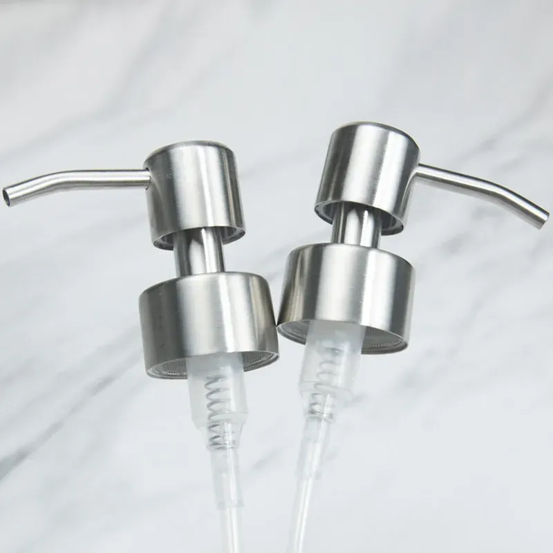 Détail de l'embout distributeur en acier inoxydable