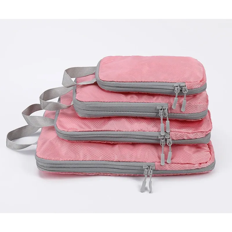 Ensemble de 4 sacs de rangement compressibles pour voyage d'affaires, sacs verticaux étanches et multifonctionnels 5