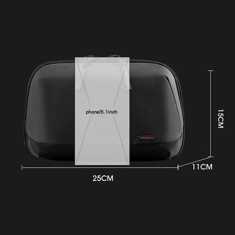 Organisateur d'électronique de voyage, pochette pour batterie externe, étui d'accessoires pour cordons USB, sac de rangement pour disques durs 4