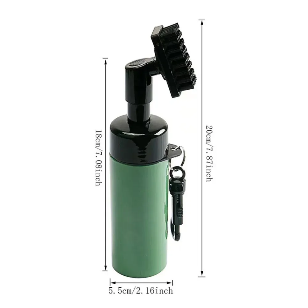 Brosse de nettoyage de rainures pour club de golf avec flacon pulvérisateur étanche, kit de nettoyage professionnel portable 6