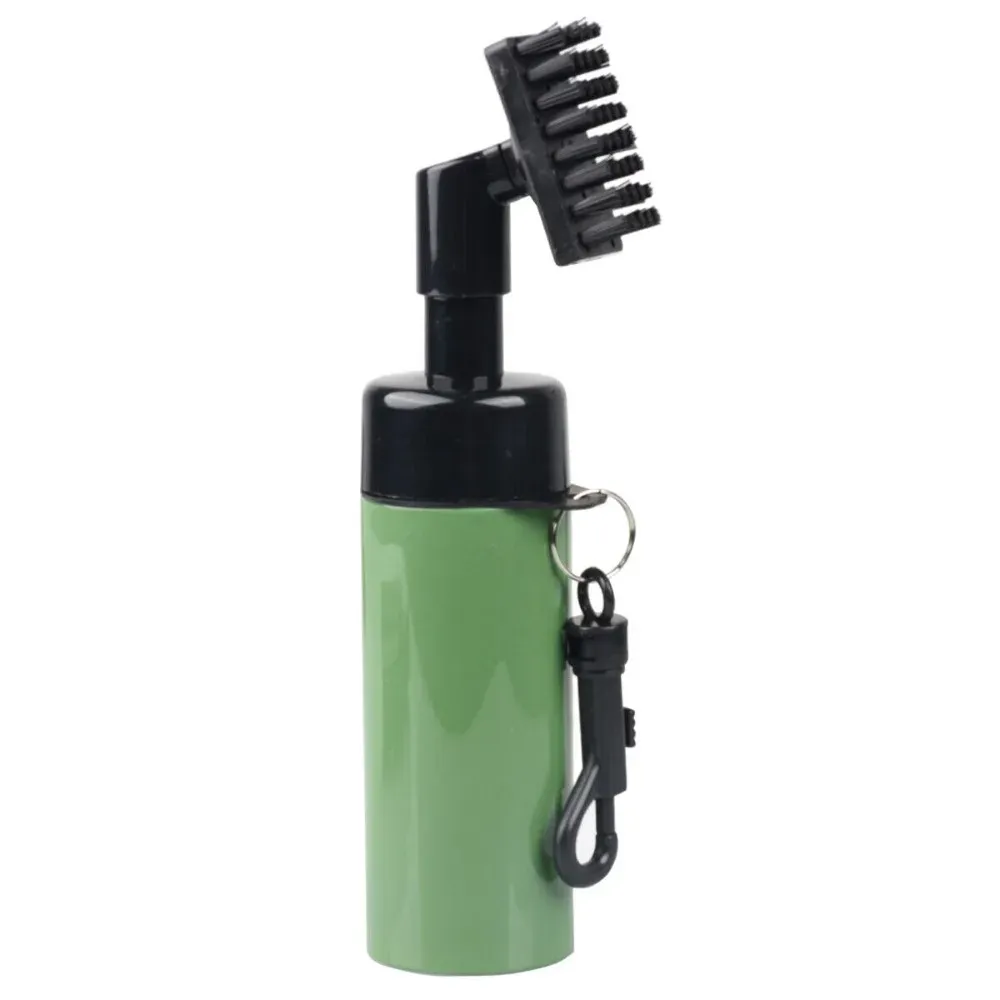 Brosse de nettoyage de rainures pour club de golf avec flacon pulvérisateur étanche, kit de nettoyage professionnel portable 7