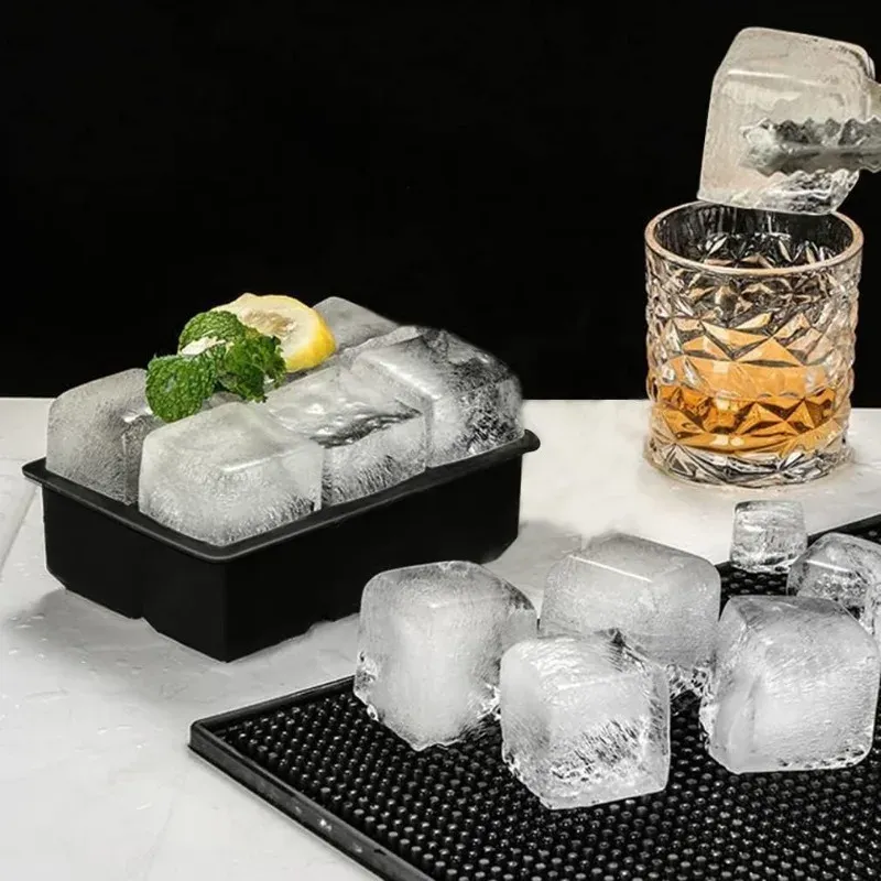 Moule à glaçons sphérique en silicone, 4, 6 ou 8 compartiments, pour cuisine et bar 4
