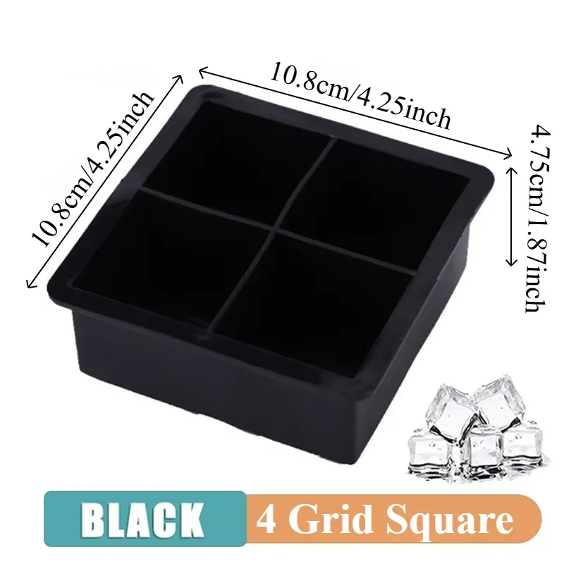 Moule à glaçons sphérique en silicone, 4, 6 ou 8 compartiments, pour cuisine et bar 16