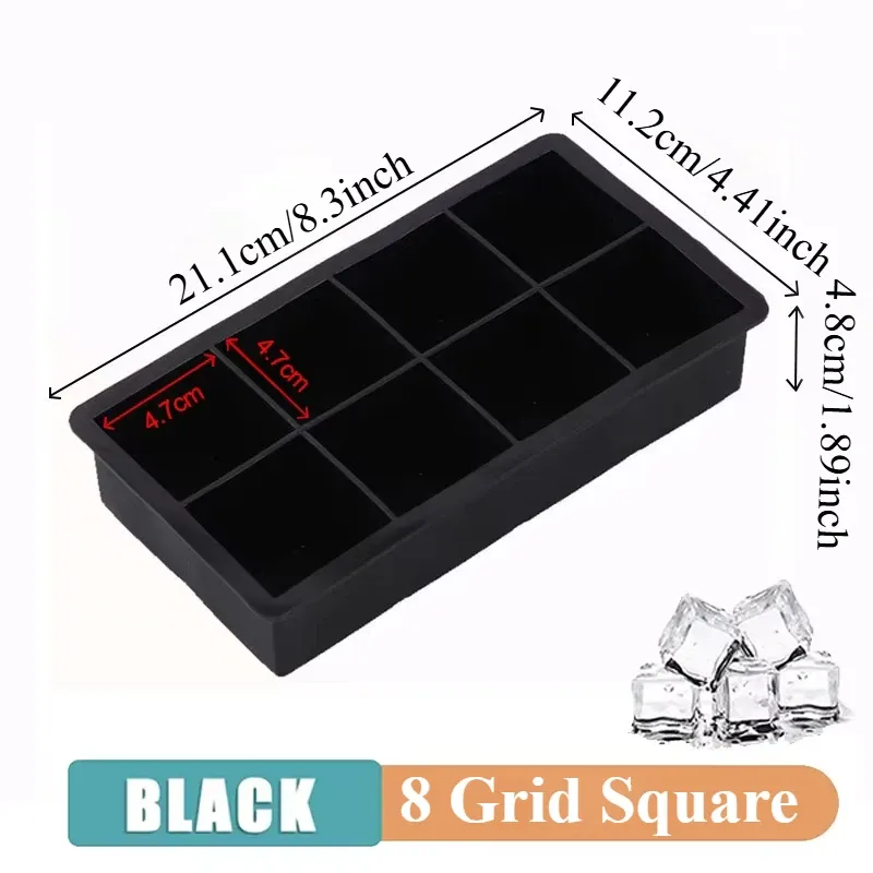 Moule à glaçons sphérique en silicone, 4, 6 ou 8 compartiments, pour cuisine et bar 13