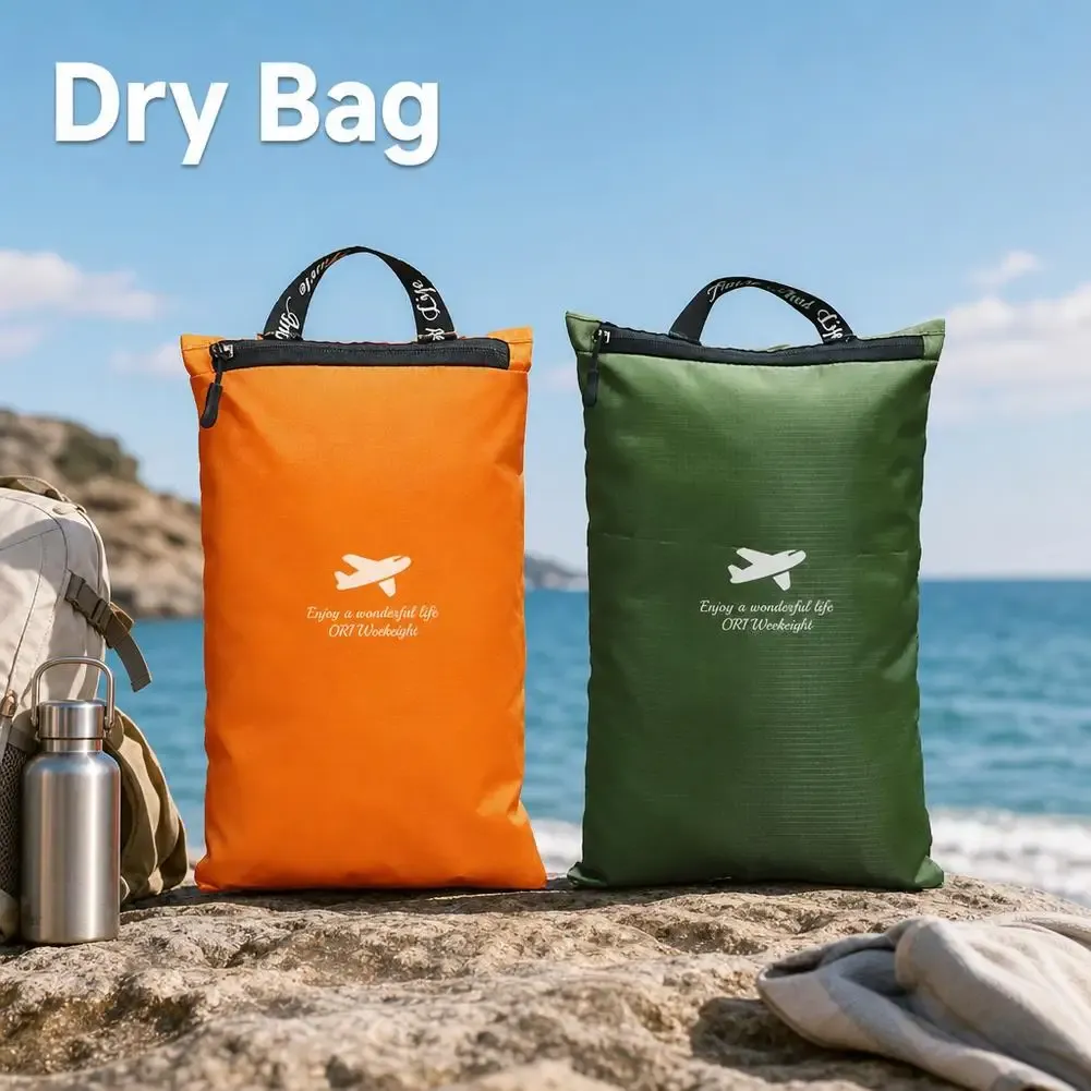 Sac de rangement étanche et portable pour bagages, idéal pour la natation, la gym, le camping et la plage 4