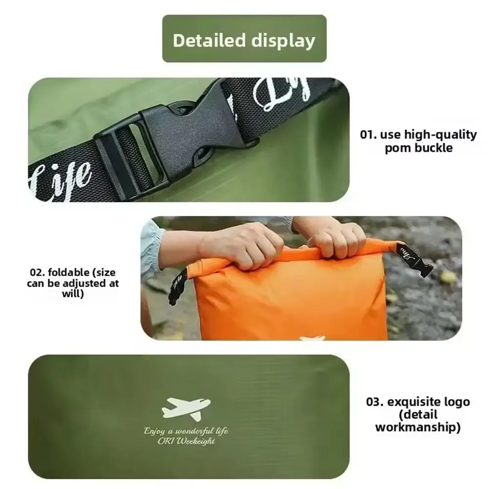 Sac de rangement étanche, vue détaillée
