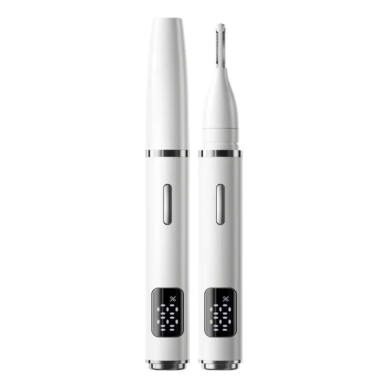 Tondeuse électrique pour poils du nez, pour hommes et femmes, multifonction pour oreilles et sourcils, avec écran LED, rasoir personnel rechargeable 7