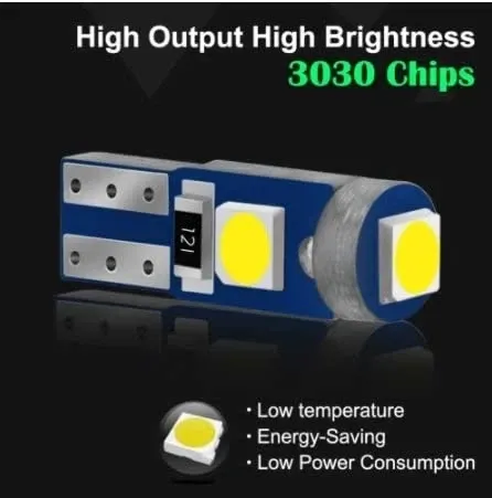 Détail des ampoules LED T5 pour tableau de bord