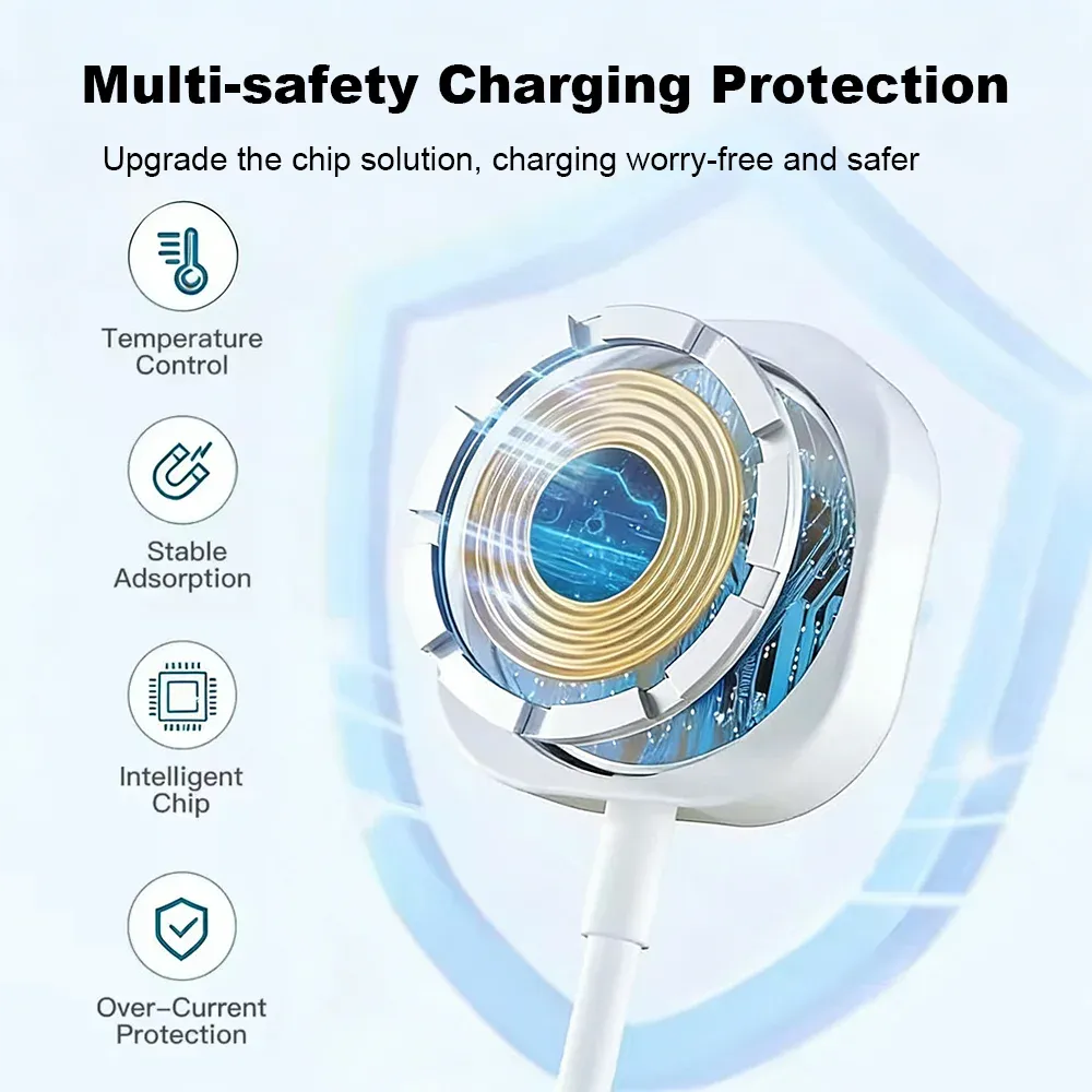 Chargeur magnétique sans fil rapide USB-A avec câble USB-C pour Apple Watch Séries 1 à 10 et Ultra, compatible iWatch 4