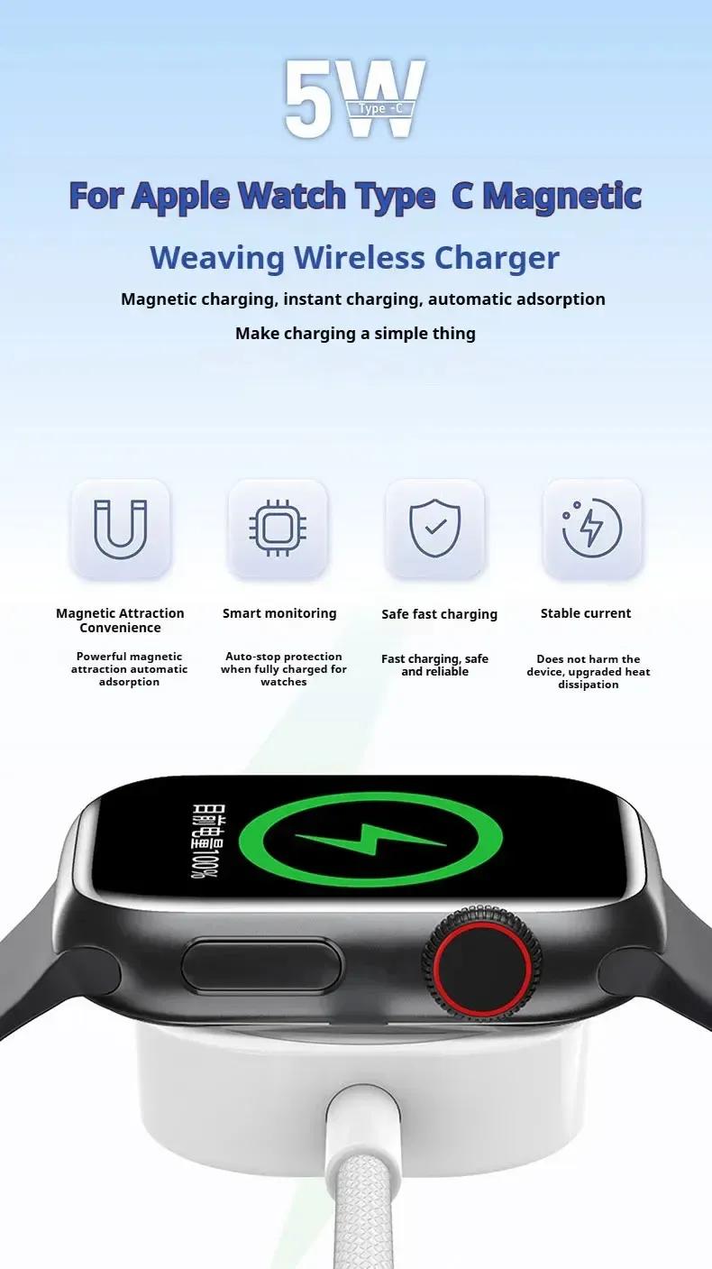 Chargeur magnétique sans fil pour Apple Watch