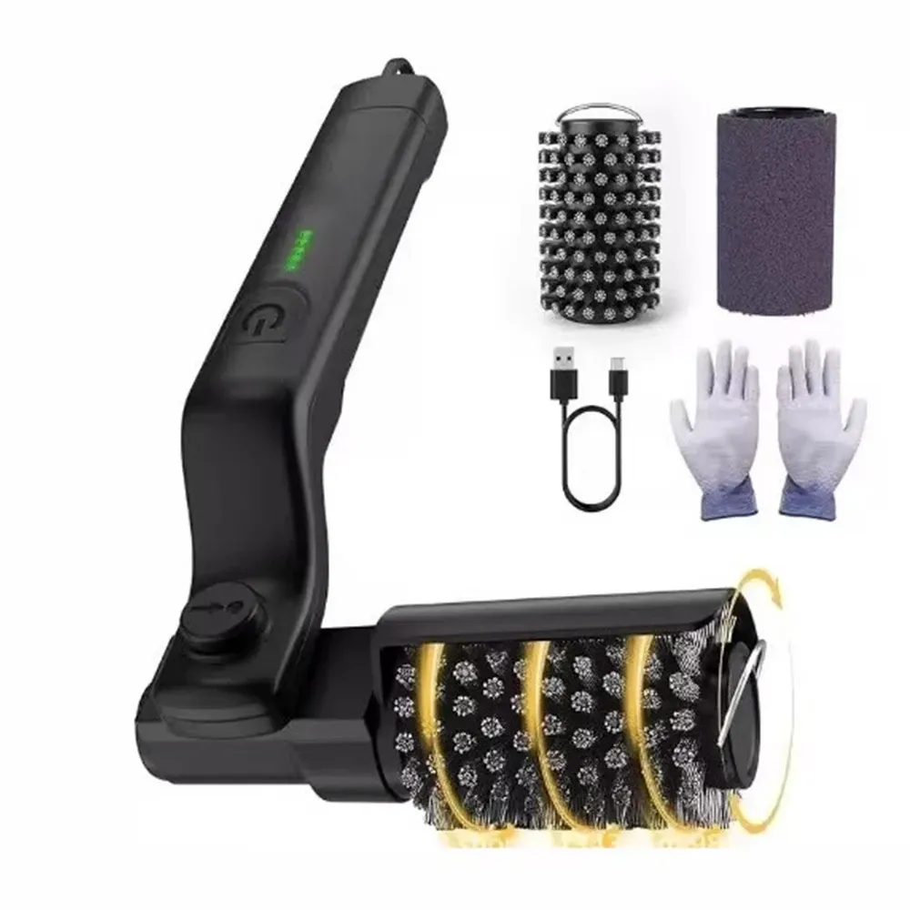 Brosse de nettoyage pour barbecue en situation