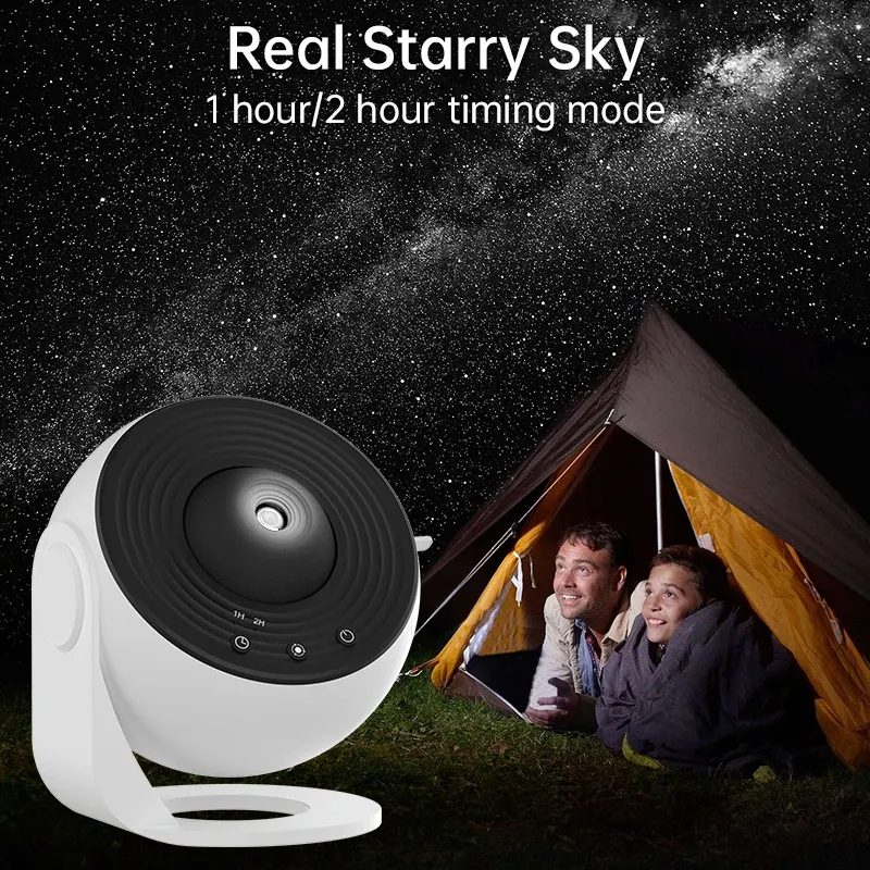 Projecteur de ciel étoilé pour chambre d'enfant, veilleuse galaxie, lampe planétarium rotative à 360°, cadeau de Saint-Valentin, décoration de mariage 4