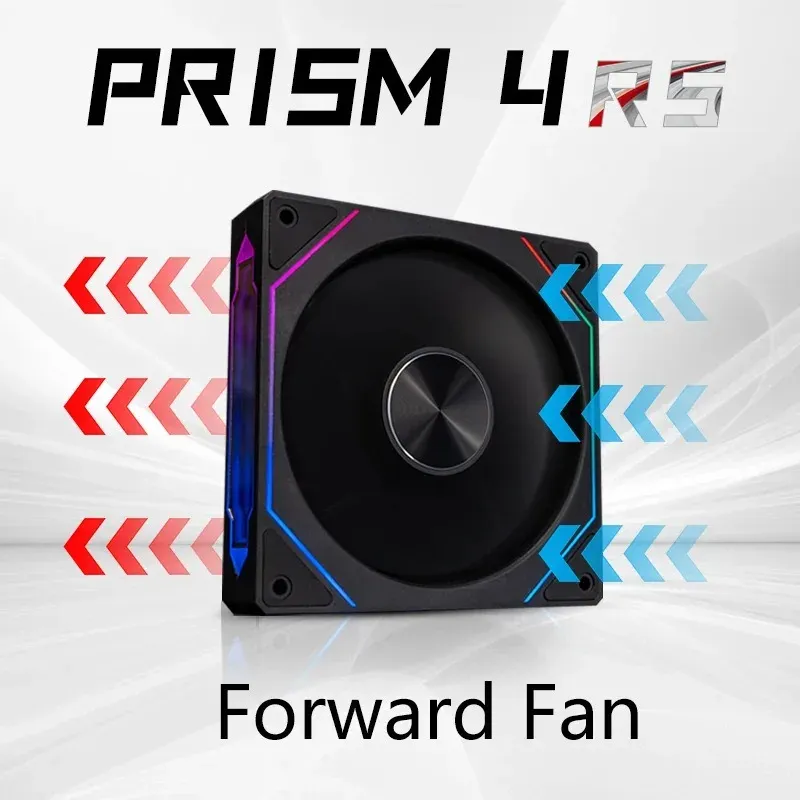 Ventilateur de boîtier PC PRISM 4 RS 12 cm ARGB 4 broches, silencieux, 12 V, 800 à 1600 tr/min 7