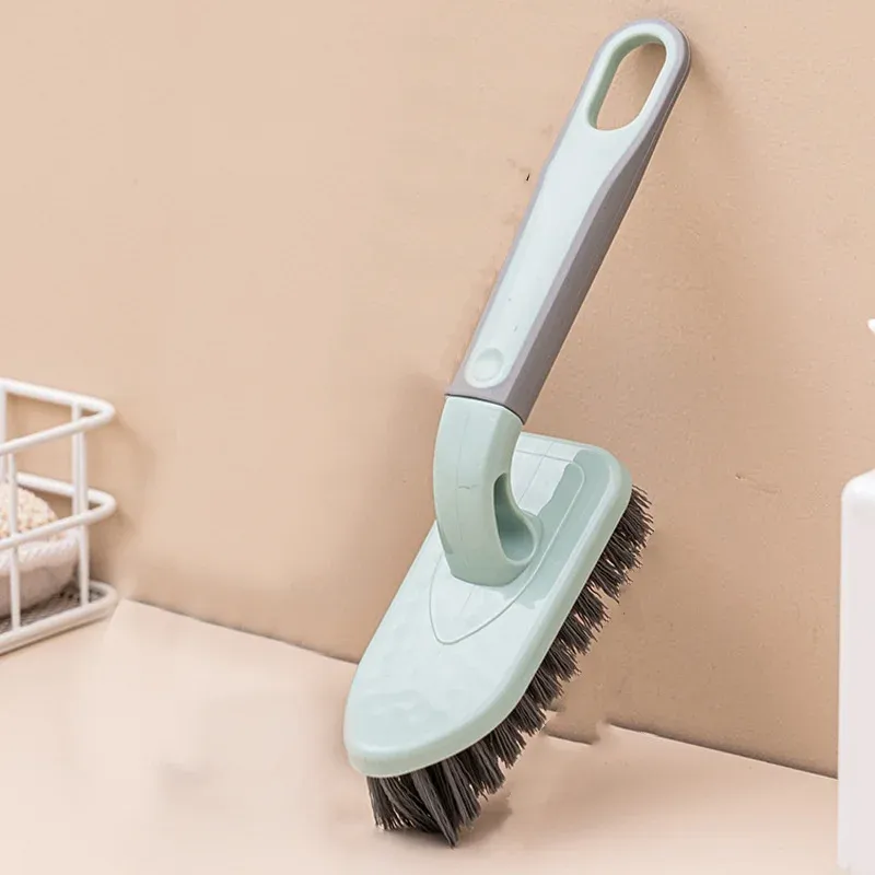 Brosse de nettoyage à long manche pour sols, baignoires, carrelage et joints de salle de bain et toilettes 8