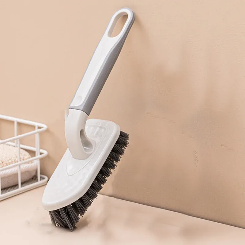 Brosse de nettoyage à long manche pour sols, baignoires, carrelage et joints de salle de bain et toilettes 7
