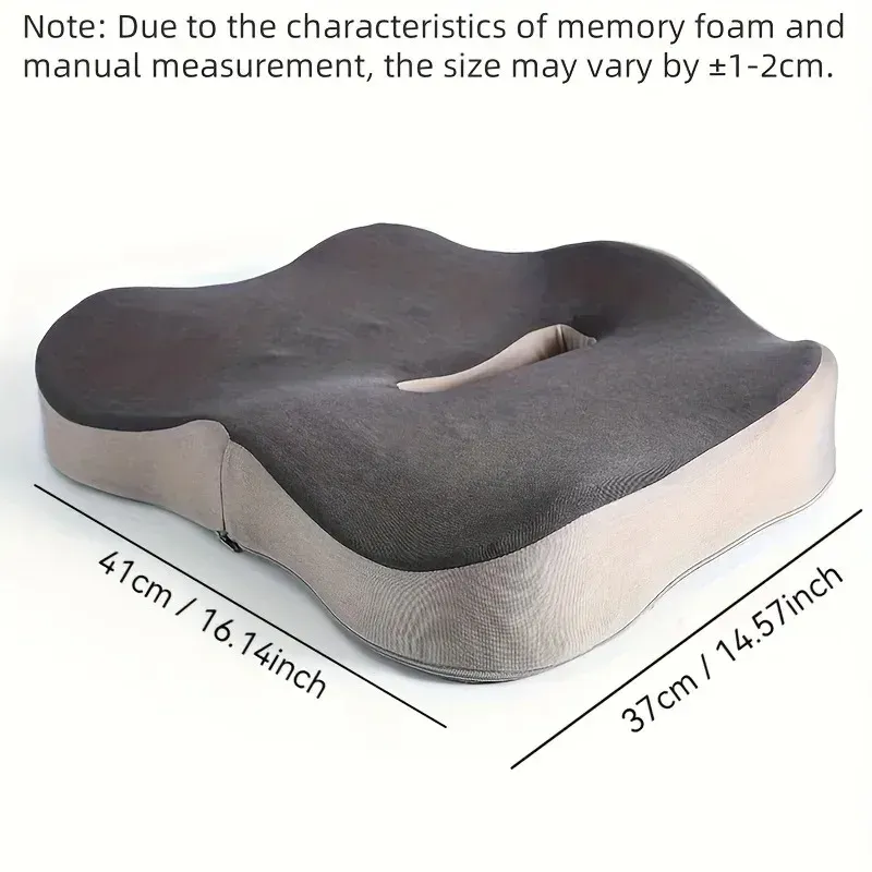 Coussin de siège ergonomique en mousse à mémoire de forme pour chaise de bureau et voiture, matériau Easyclean 5