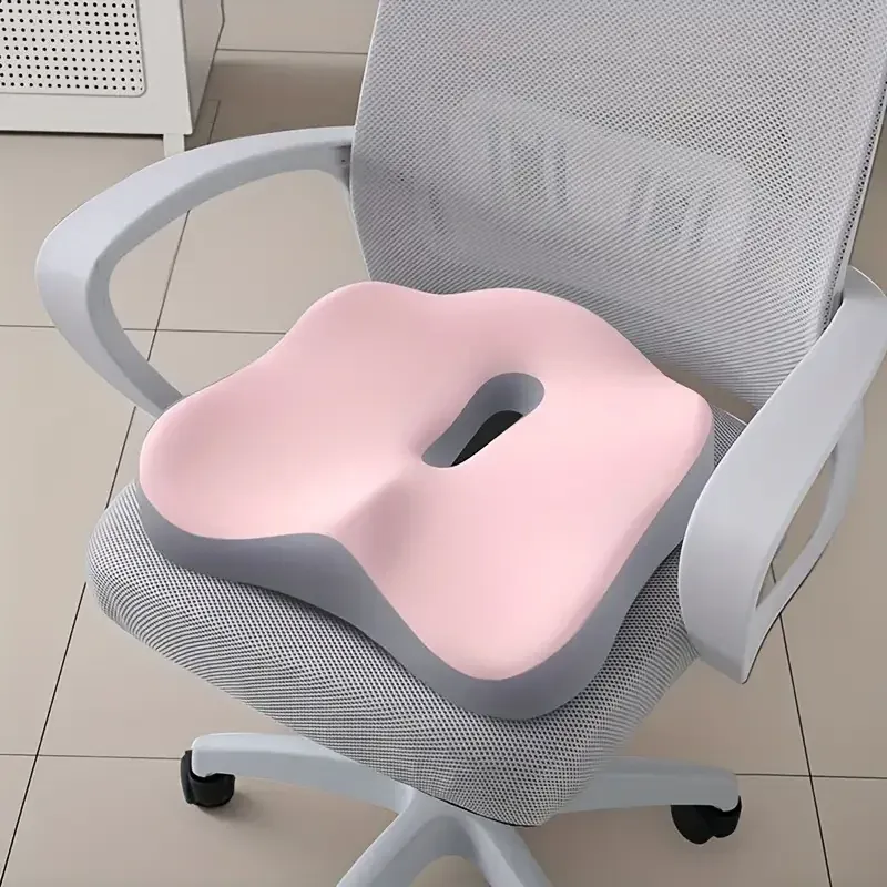 Coussin de siège ergonomique en mousse à mémoire de forme pour chaise de bureau et voiture, matériau Easyclean 7