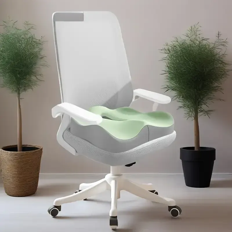 Coussin de siège ergonomique en mousse à mémoire de forme pour chaise de bureau et voiture, matériau Easyclean 8